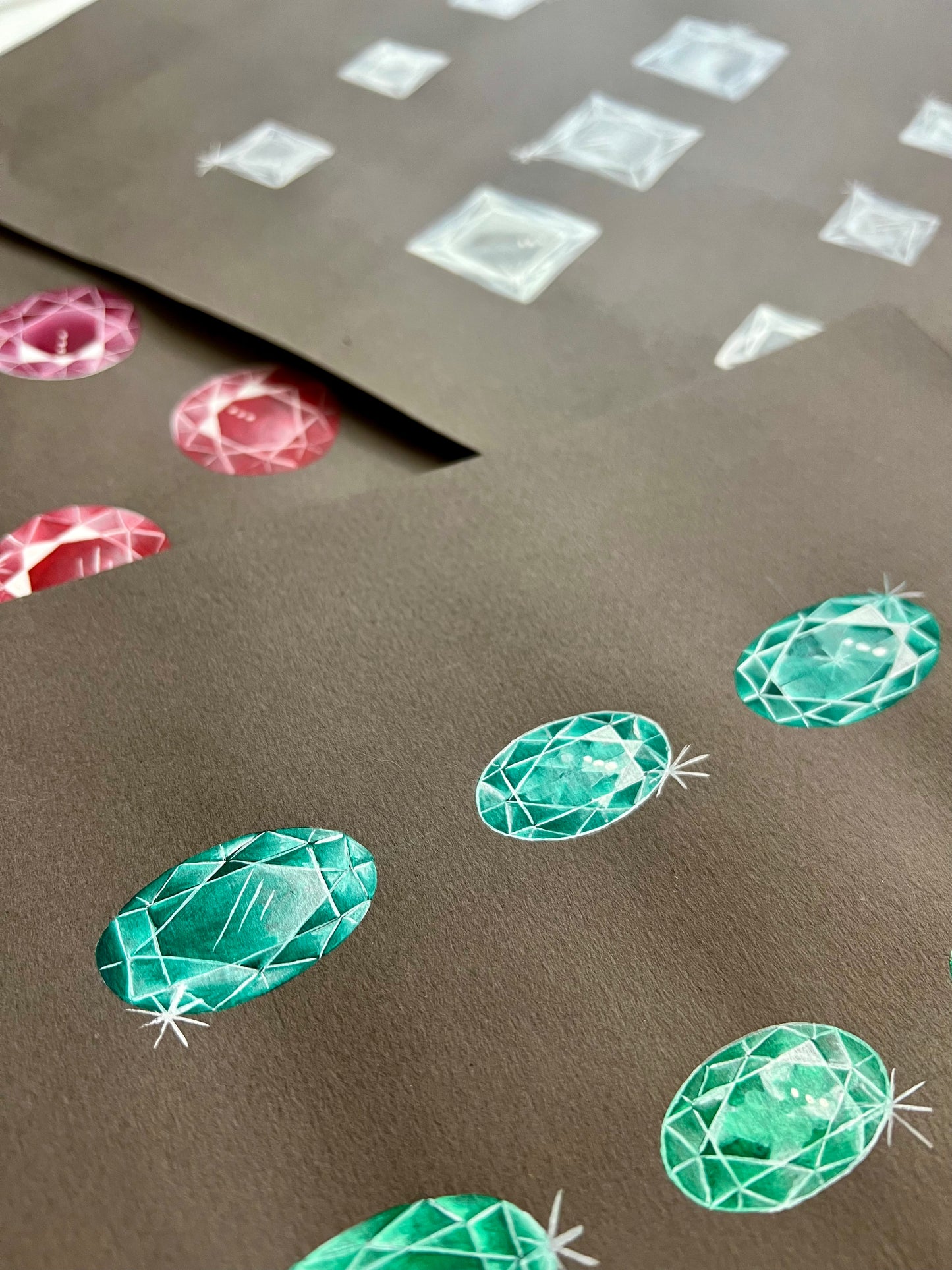 Curso Online Dibujo y Acuarela de Piedras Preciosas / Personalizado